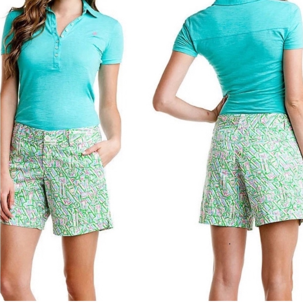 Colorful Patterned Women's Shorts - Picture 6 of 6